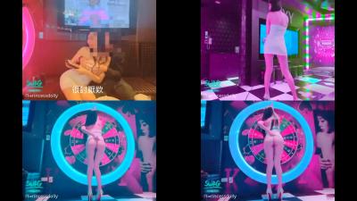 前凸后翘巨乳长腿夜店公主被王董点台，包厢玩骰子输了遭疯狂爆操，浪叫呻吟混合淫语不断超刺激！